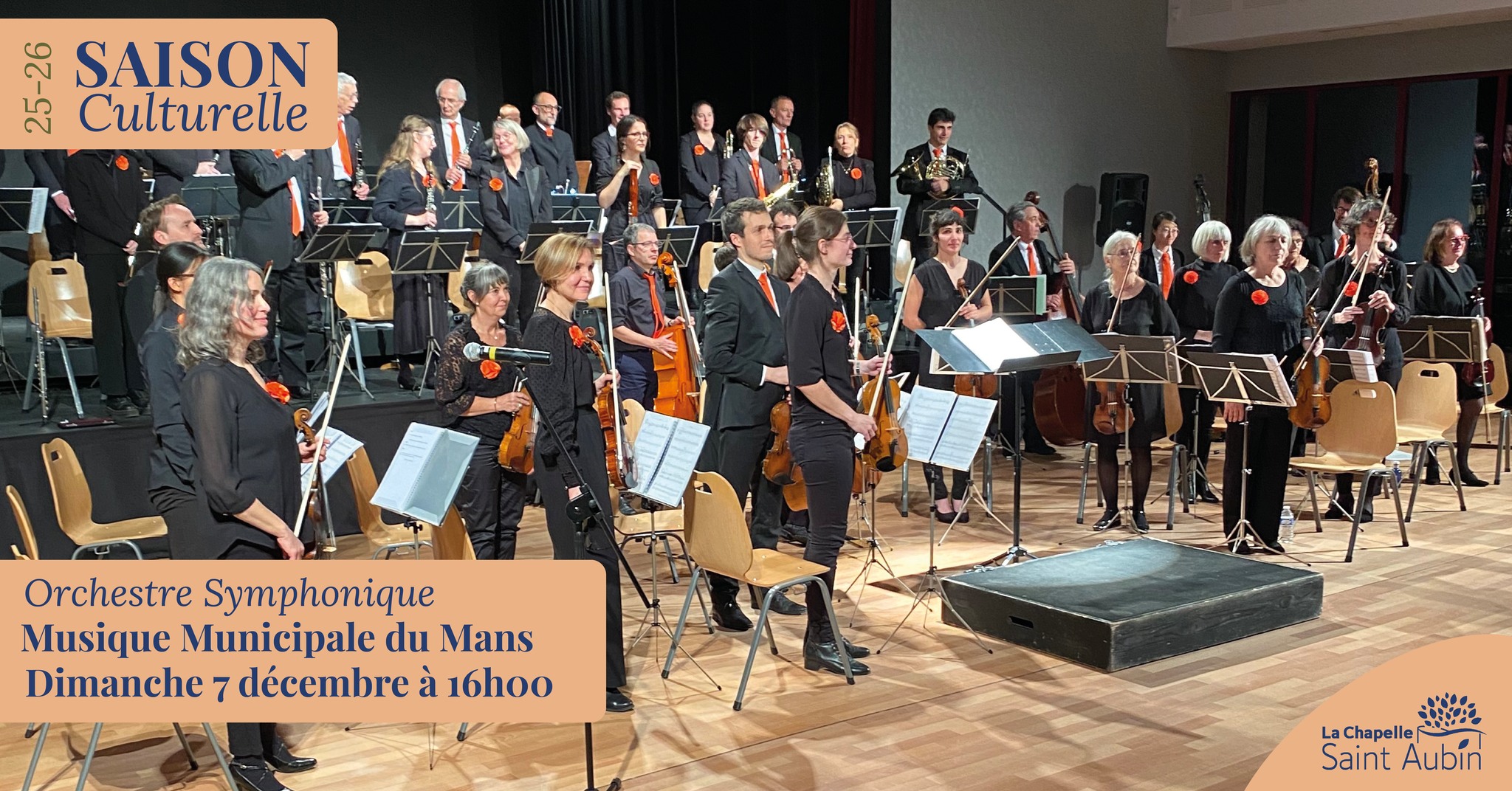 Concert à La Chapelle St-Aubin