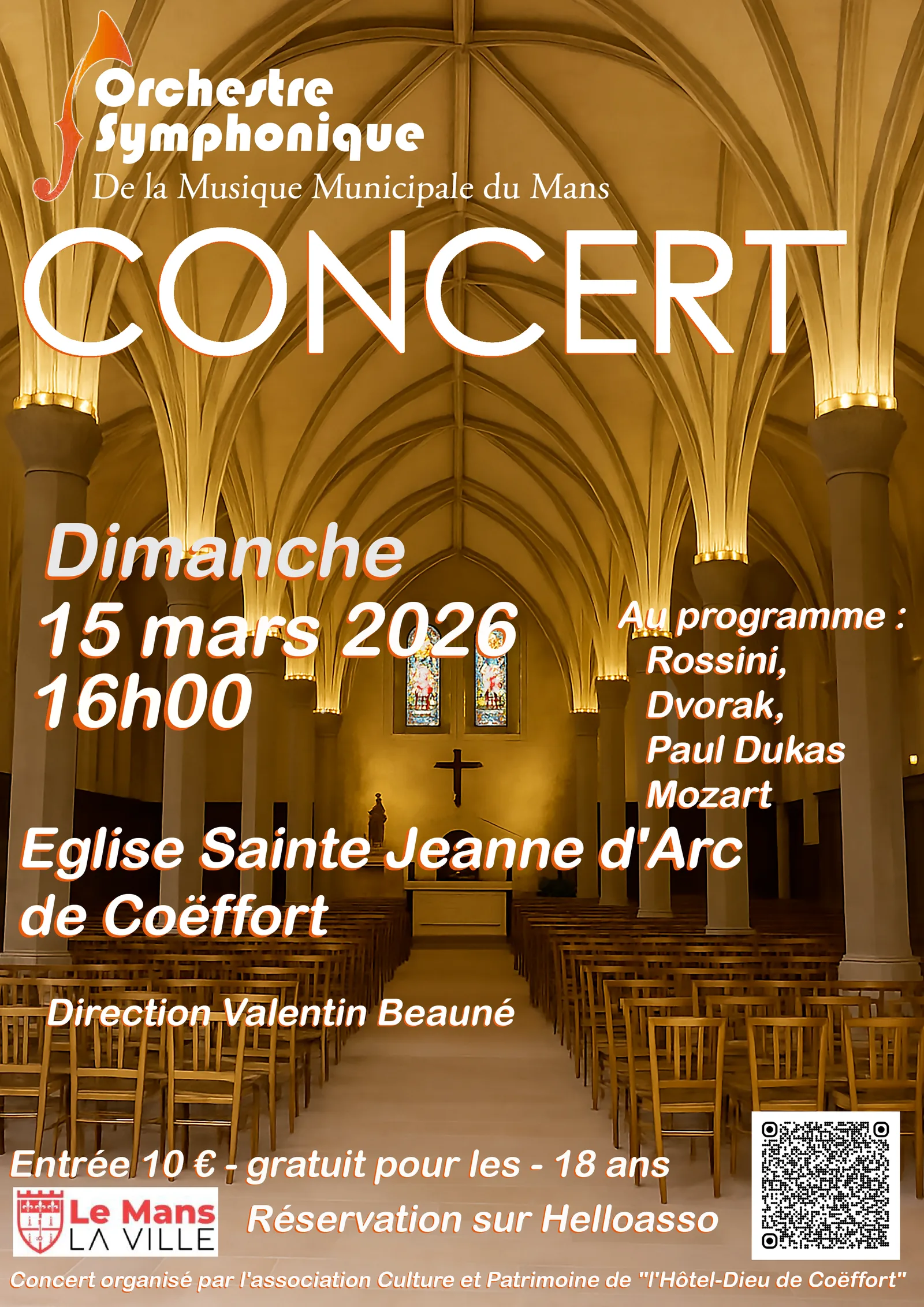 Concert - Eglise Ste Jeanne d'Arc de Coëffort